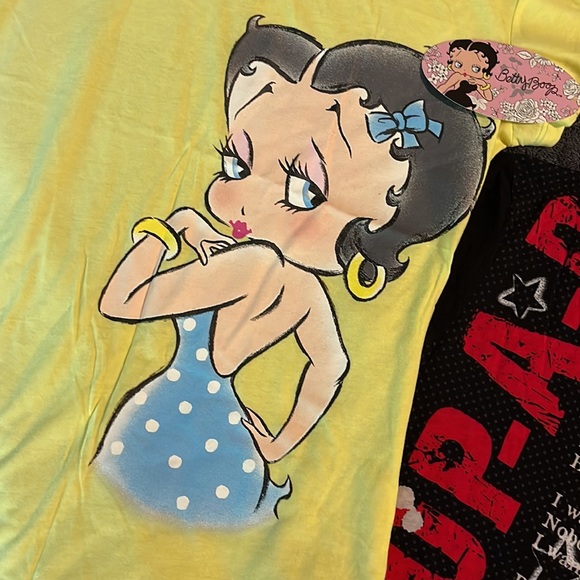 Sleeveless Betty Boop T-shirts with tags and 1 pair Sleeping pants - Picture 8 of 8